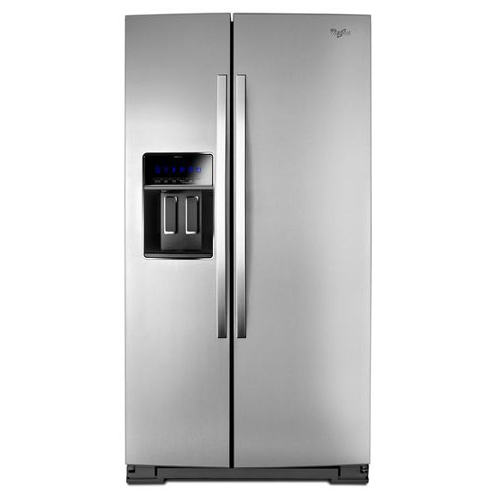 Whirlpool 36-inch Wide Side-by-Side Counter Depth Refrigerator with StoreRight™ Dual Cooling System - 20 cu. ft.