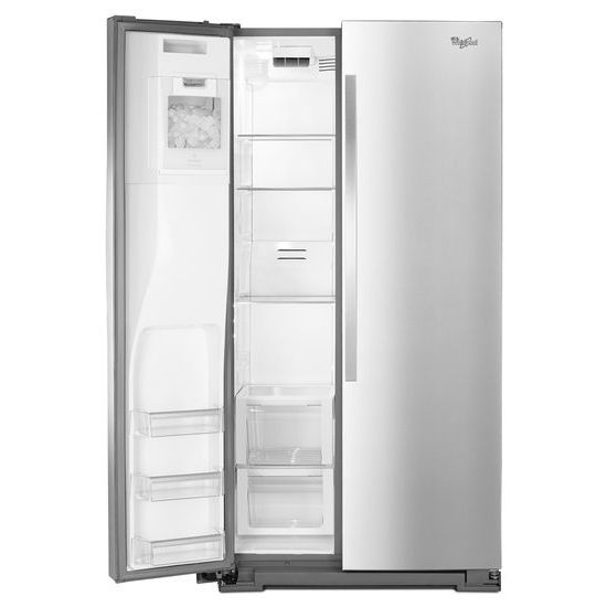 Model: WRS970CIDM | Whirlpool 36-inch Wide Side-by-Side Counter Depth Refrigerator with StoreRight™ Dual Cooling System - 20 cu. ft.