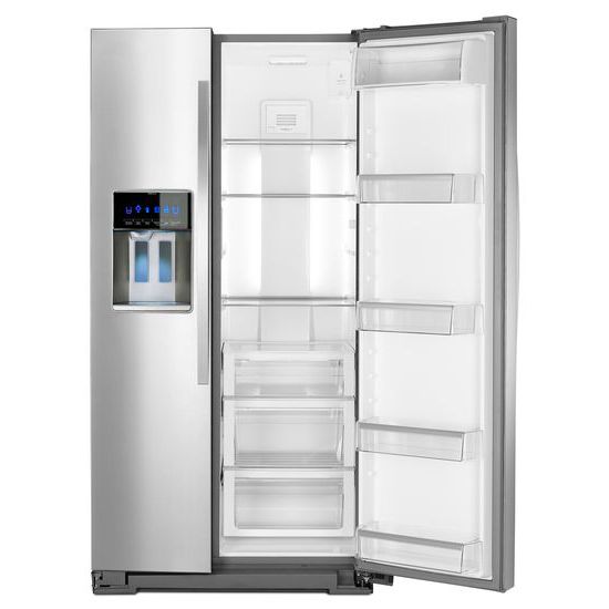 Model: WRS973CIDM | Whirlpool 36-inch Wide Side-by-Side Counter Depth Refrigerator with StoreRight™ Dual Cooling System - 23 cu. ft.