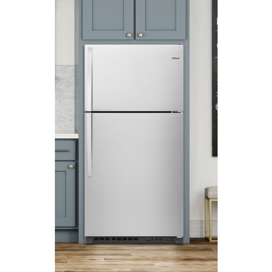 Model: WRT311FZDZ | Whirlpool 33-inch Wide Top Freezer Refrigerator - 20 cu. ft.