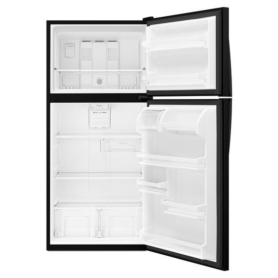 Model: WRT318FZDB | Whirlpool 30-inch Wide Top Freezer Refrigerator - 18 cu. ft.