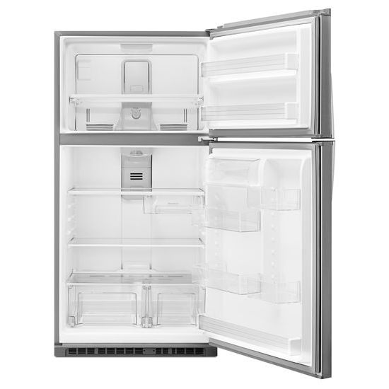 Model: WRT541SZDZ | Whirlpool 33-inch Wide Top Freezer Refrigerator - 21 cu. ft.