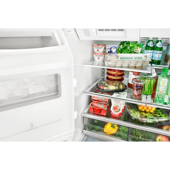 Model: WRV986FDEM | Whirlpool 26 cu. ft. Double Drawer Refrigerator with Dual Icemakers
