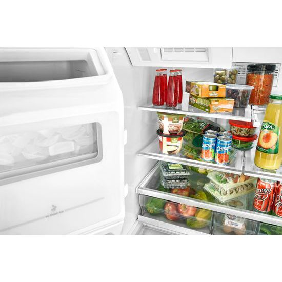 Model: WRV986FDEM | Whirlpool 26 cu. ft. Double Drawer Refrigerator with Dual Icemakers