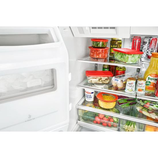 Model: WRV986FDEM | Whirlpool 26 cu. ft. Double Drawer Refrigerator with Dual Icemakers