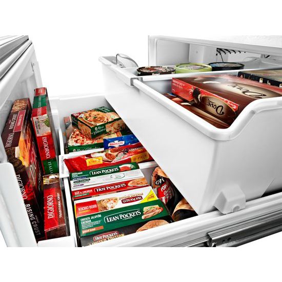 Model: WRV986FDEM | Whirlpool 26 cu. ft. Double Drawer Refrigerator with Dual Icemakers