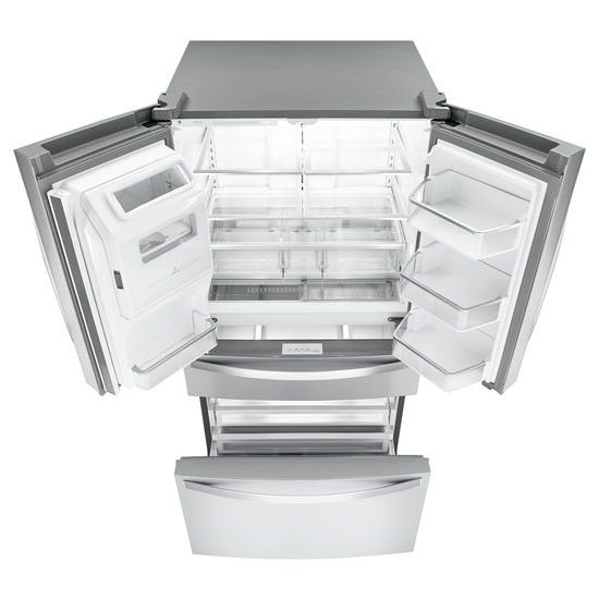 Model: WRX986SIHZ | Whirlpool 36-inch Wide 4-Door Refrigerator with Exterior Drawer - 26 cu. ft.