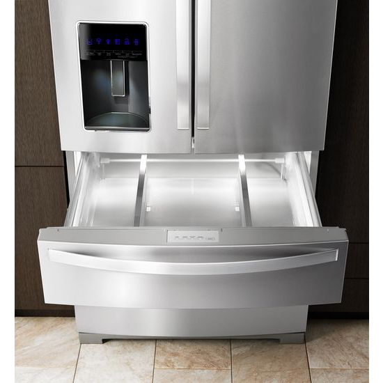 Model: WRX986SIHZ | Whirlpool 36-inch Wide 4-Door Refrigerator with Exterior Drawer - 26 cu. ft.