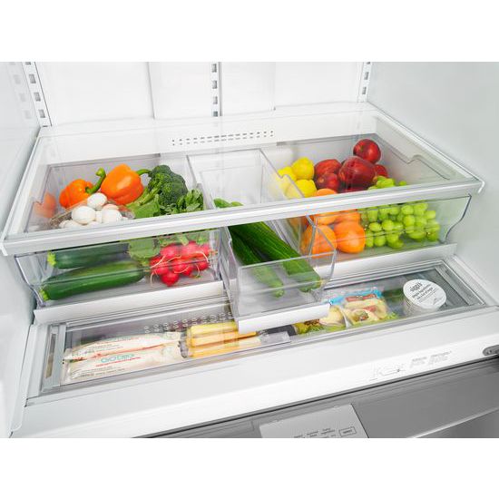 Model: WRX986SIHZ | Whirlpool 36-inch Wide 4-Door Refrigerator with Exterior Drawer - 26 cu. ft.