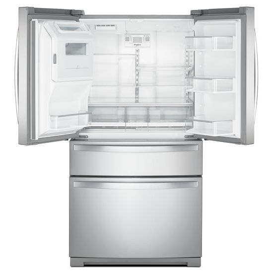 Model: WRX986SIHZ | Whirlpool 36-inch Wide 4-Door Refrigerator with Exterior Drawer - 26 cu. ft.