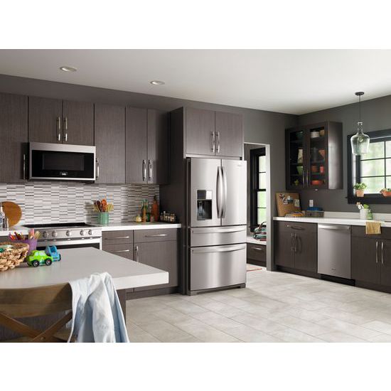 Model: WRX986SIHZ | Whirlpool 36-inch Wide 4-Door Refrigerator with Exterior Drawer - 26 cu. ft.