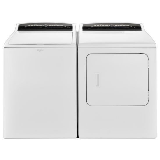 Model: WTW7000DW | Whirlpool 4.8 cu.ft HE Top Load Washer with Adapative Wash Technology, Intuitive Touch Controls