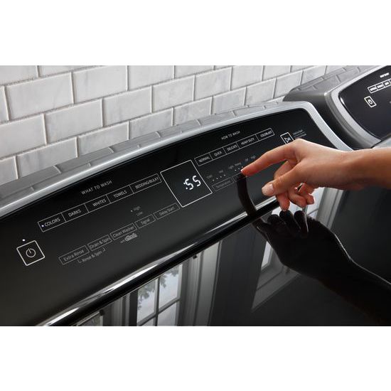 Model: WTW7500GC | Whirlpool 4.8 cu.ft HE Top Load Washer with Built-In Water Faucet, Intuitive Touch Controls