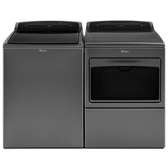 Model: WTW7500GC | Whirlpool 4.8 cu.ft HE Top Load Washer with Built-In Water Faucet, Intuitive Touch Controls