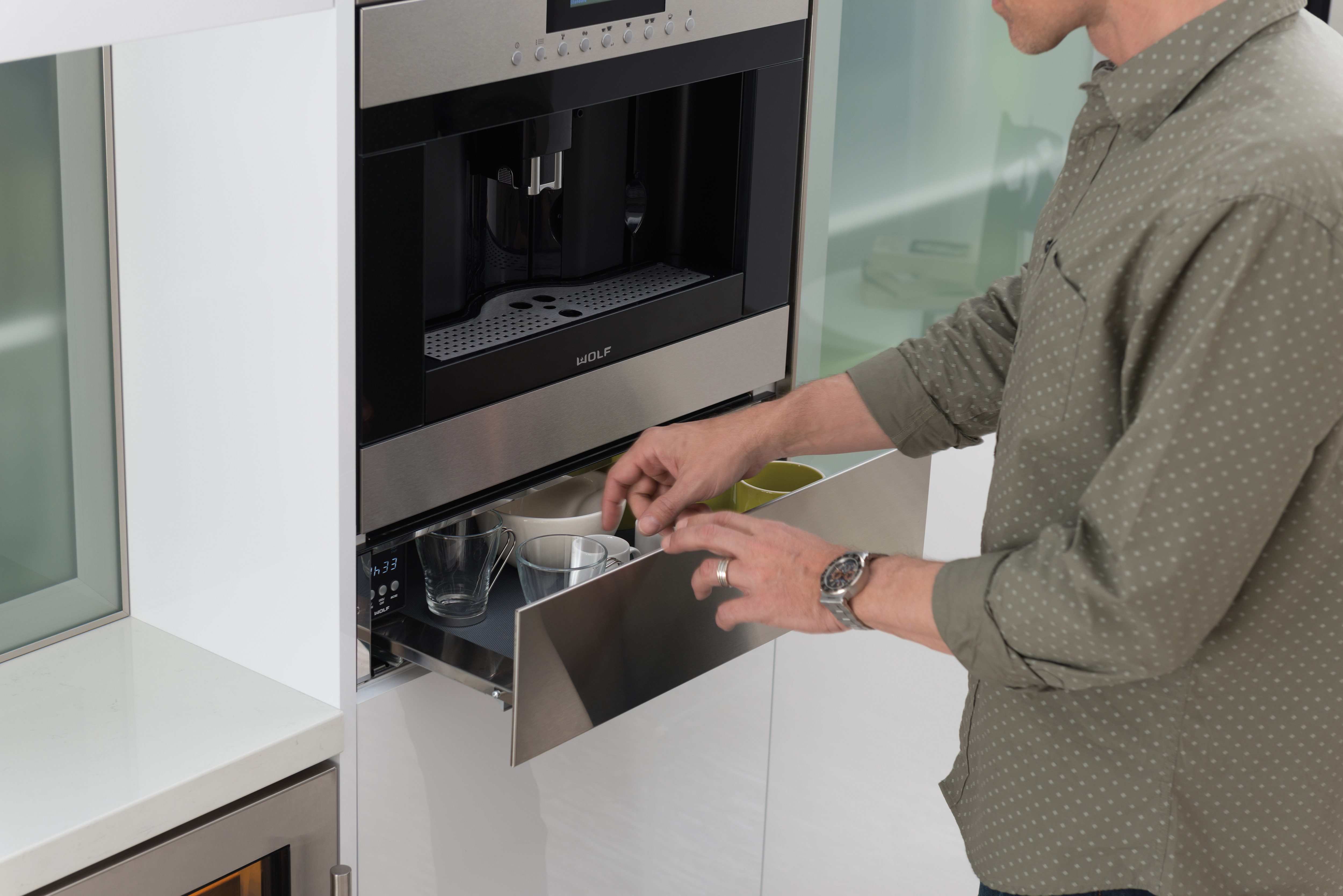 Model: CW24/S | Wolf 24" Cup Warming Drawer - Stainless Steel