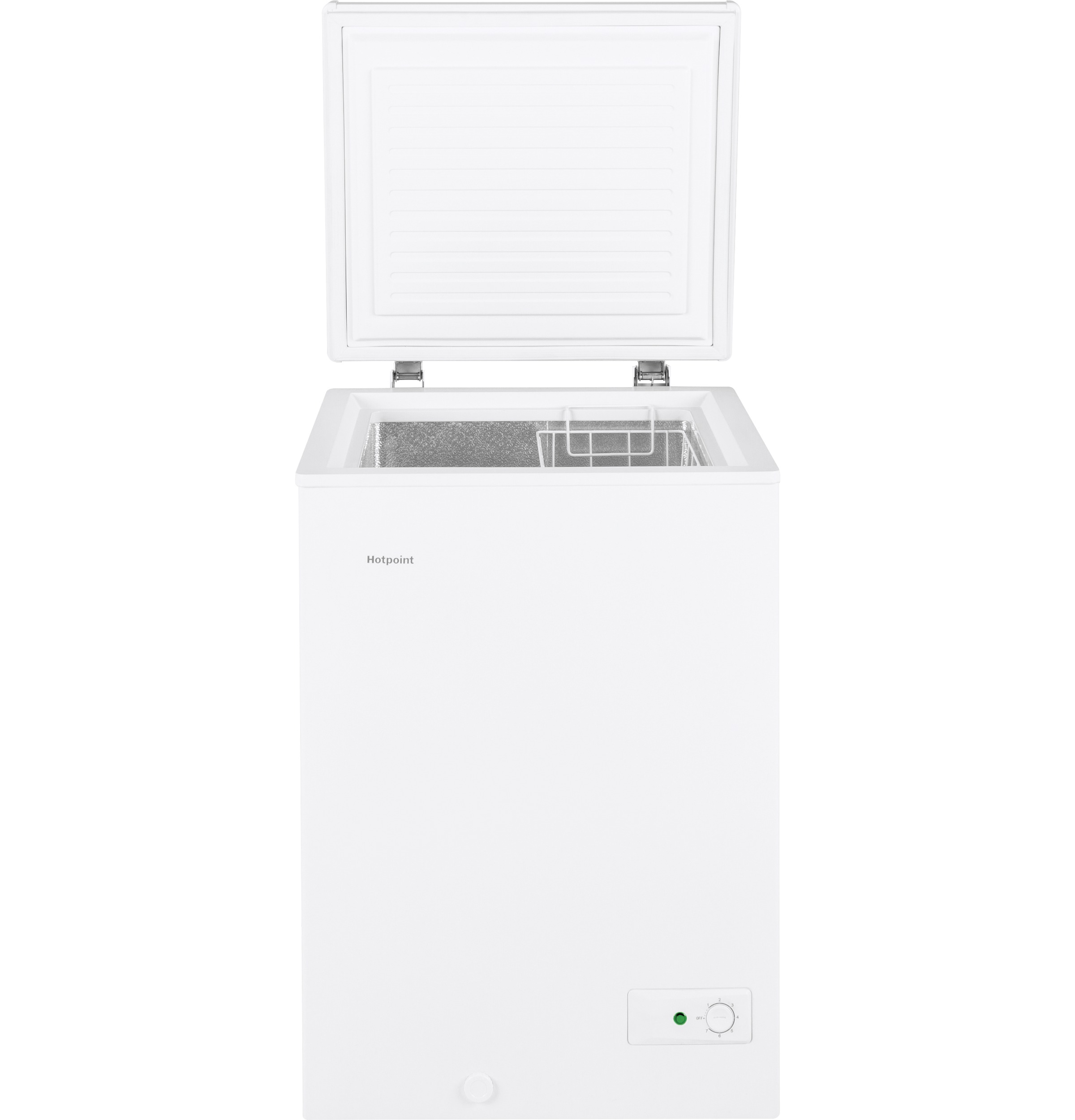 Model: HCM4SMWW | Hotpoint Hotpoint® 3.6 Cu. Ft. Manual Defrost Chest Freezer