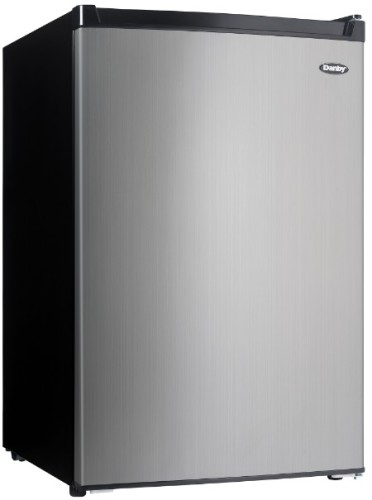 DAR032B1SLM by Danby - Danby 3.2 cu. ft. Compact Fridge in Stainless Steel