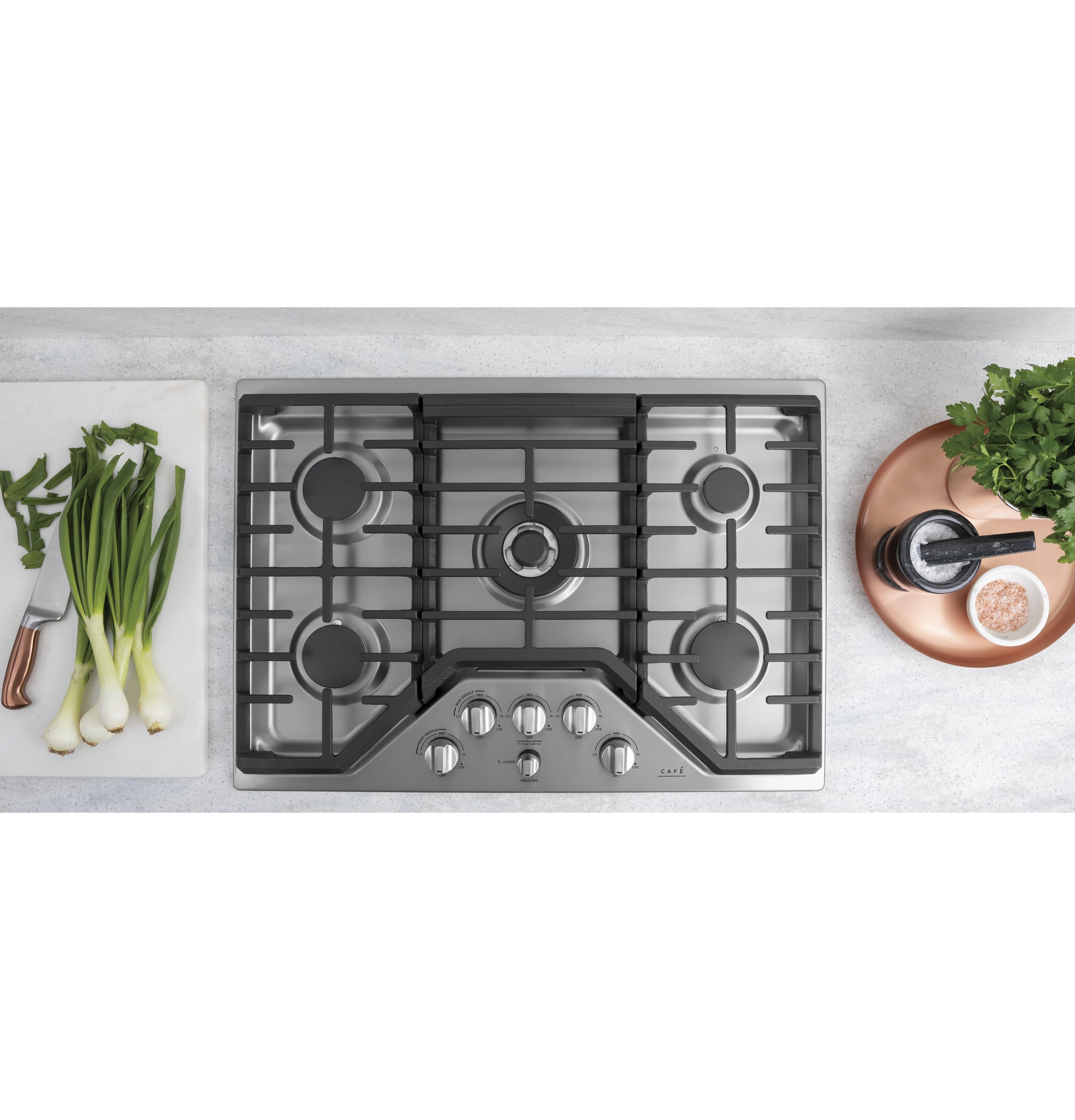 Cafe Cgp95302ms1 Cafe 30 Gas Cooktop Rosendahl S Appliance