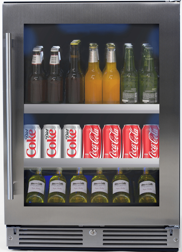 Xo Ventilation Xou24bcgsr Undercounter Beverage Center With