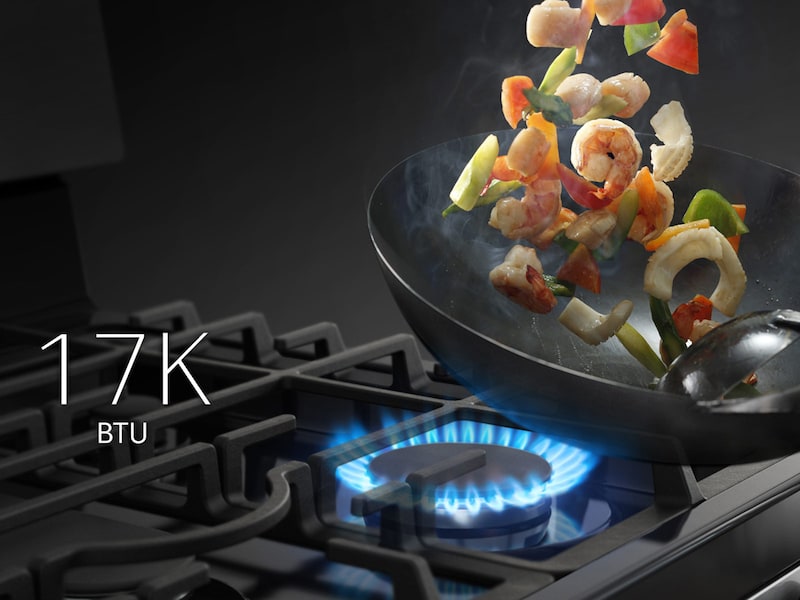 Model: NX58K3310SB | Samsung 5.8 cu. ft. Freestanding Gas Range 