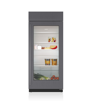 Model: BI-36RA/O-RH | Sub-Zero 36" Classic Refrigerator with Glass Door - Panel Ready