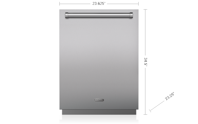 Cove - DW2450WS - 24" Dishwasher With Water Softener - Panel Ready