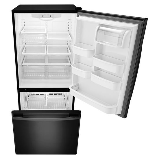 Amana Abb1924brb 29 Inch Wide Bottom Freezer Refrigerator With