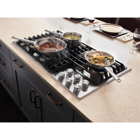 Jenn Air Jgd3536gs Euro Style 36 Jx3 Gas Downdraft Cooktop