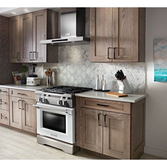 KitchenAid KDRS407VMW 30'' 4Burner Dual Fuel Freestanding Range