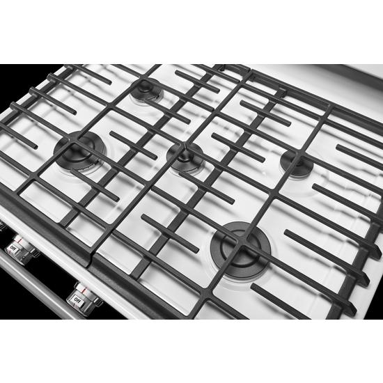 Model: KFGG500ESS | KitchenAid 30-Inch 5-Burner Gas Convection Range