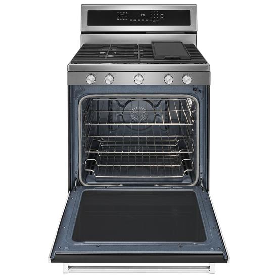 Model: KFGG500ESS | KitchenAid 30-Inch 5-Burner Gas Convection Range