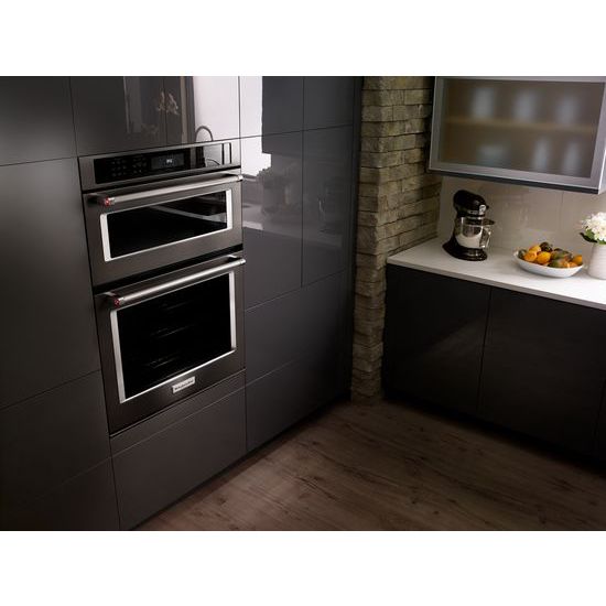 Kitchenaid Koce500ebs 30 Combination Wall Oven With Even Heat True Convection Lower Oven Koce500ebs Snyder Diamond