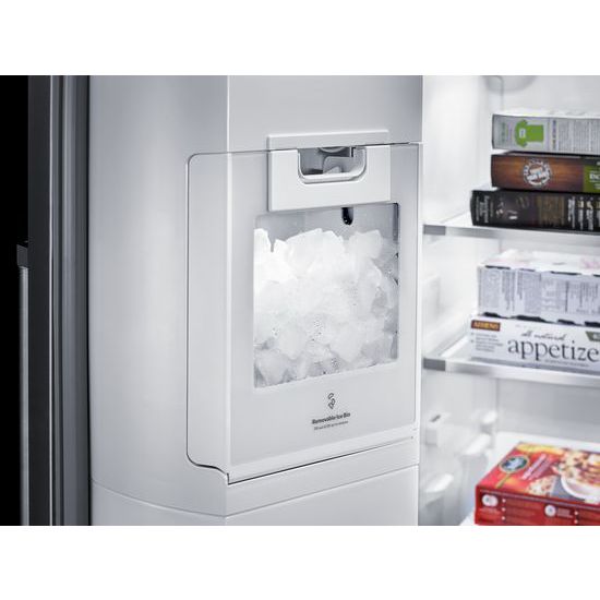 20 Cu. Ft. Counter Depth Side-by-Side Refrigerator with Exterior Ice and Water