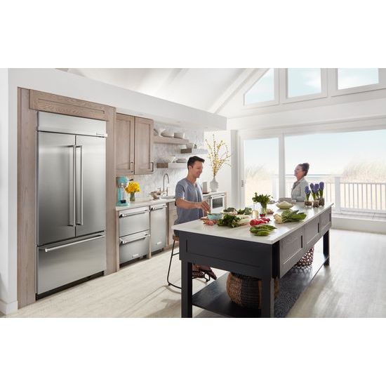 Kitchenaid Kudf204esb 24 Stainless Steel Refrigerator Freezer