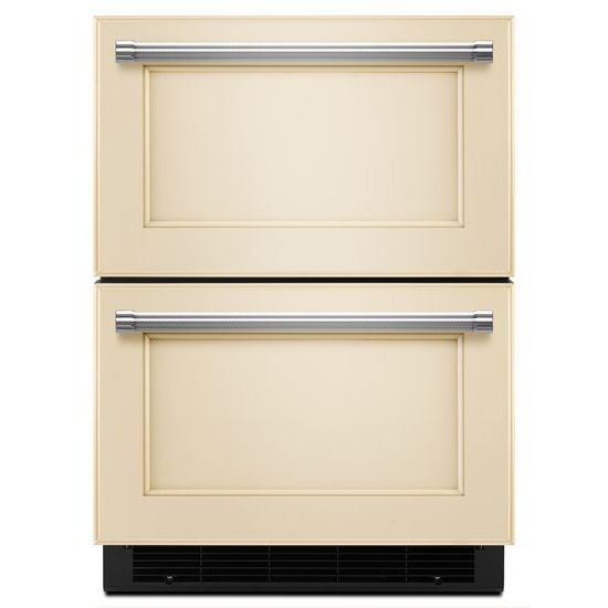 KitchenAid 24" Panel Ready Double Refrigerator Drawer
