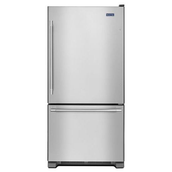 Maytag 30-Inch Wide Bottom Mount Refrigerator - 19 Cu. Ft.