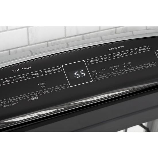 7.4 cu.ft Top Load HE Electric Dryer with AccuDry™ , Intuitive Touch Controls