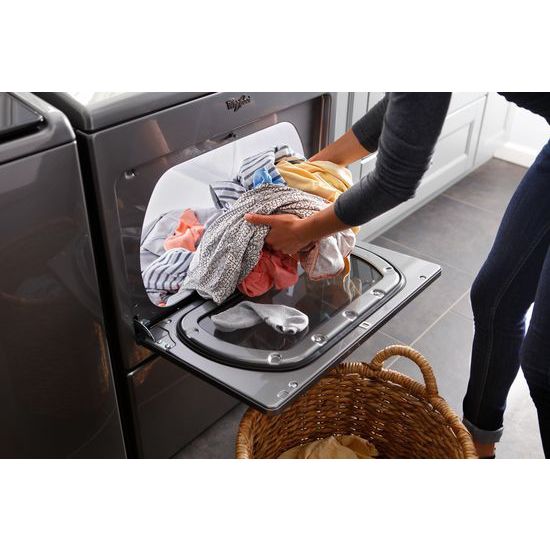 7.4 cu.ft Top Load HE Electric Dryer with AccuDry™ , Intuitive Touch Controls