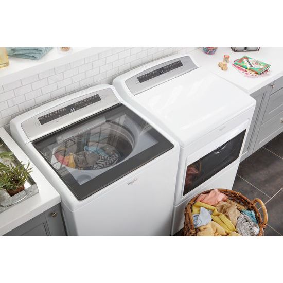 7.4 cu. ft. Top Load Electric Dryer with AccuDry™ Sensor Drying Technology