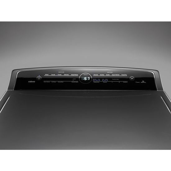 8.8 cu.ft Top Load HE Electric Dryer with Intuitive Touch Controls, Steam Refresh