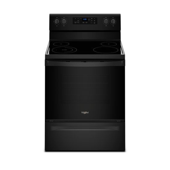 Model: WFE510S0HB | Whirlpool 5.3 cu. ft. Freestanding Electric Range with Adjustable Self-Cleaning