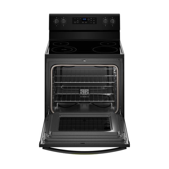 Model: WFE510S0HB | Whirlpool 5.3 cu. ft. Freestanding Electric Range with Adjustable Self-Cleaning