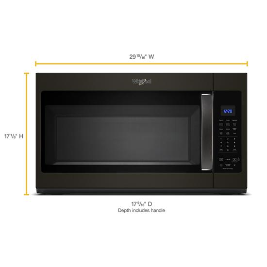 Whirlpool 1.9 cu. ft. Capacity Steam Microwave with Sensor Cooking