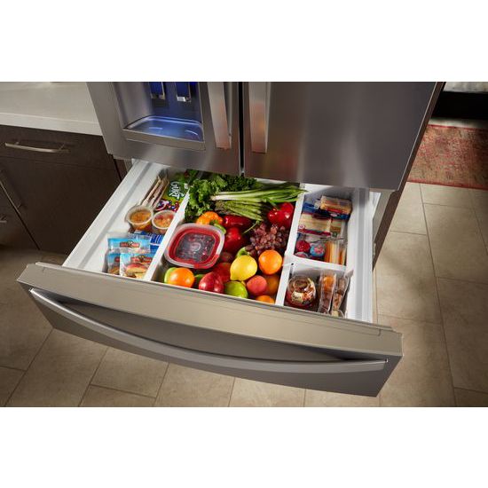 Model: WRX735SDHB | Whirlpool 36-Inch Wide French Door Refrigerator - 25 cu. ft.