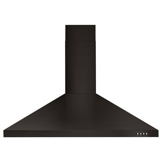 Unbranded 36" Contemporary Black Stainless Wall Mount Range Hood