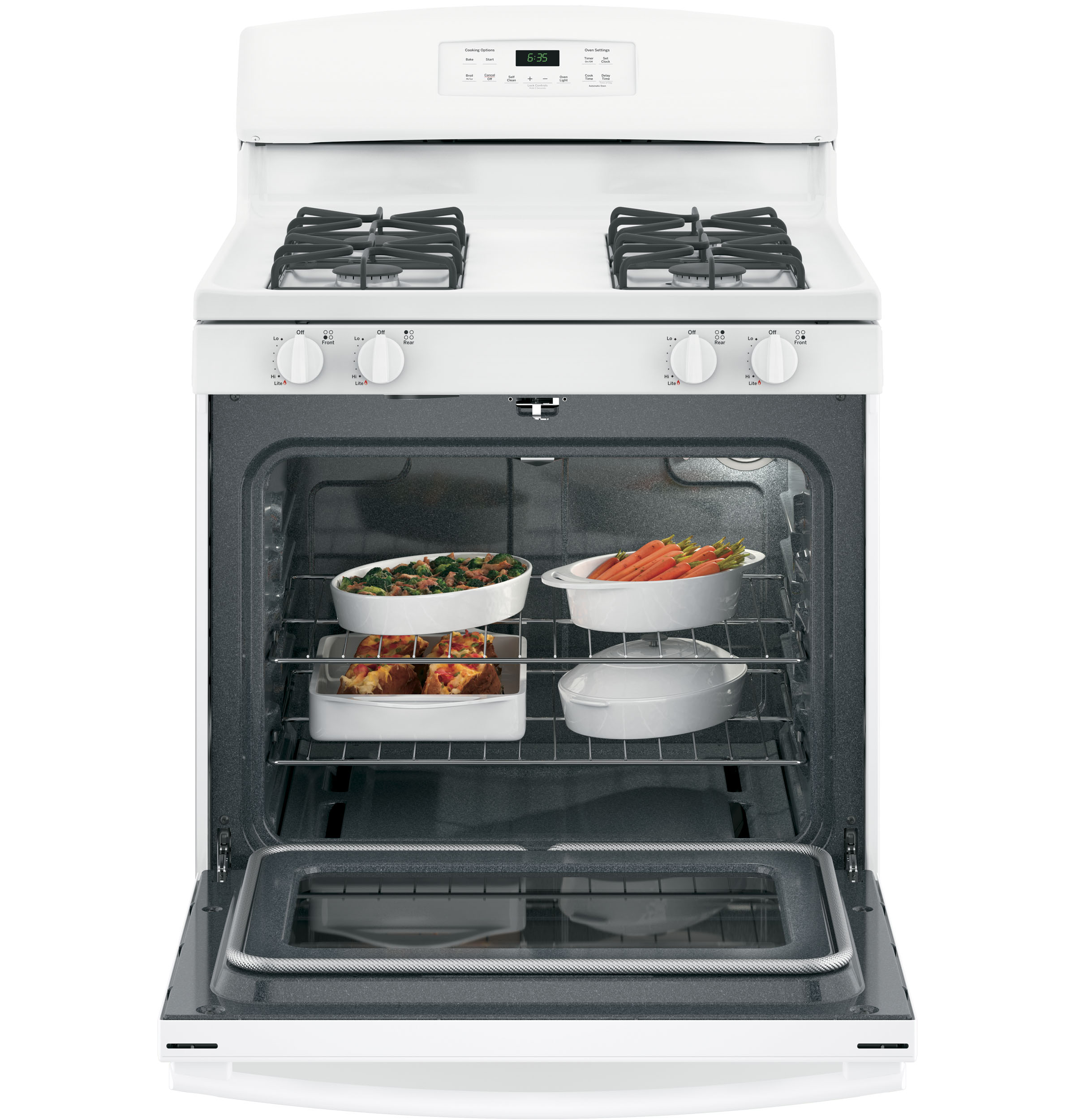 GE JGB635DEKWW GE® 30" FreeStanding Gas RangeJGB635DEKWW Krisay