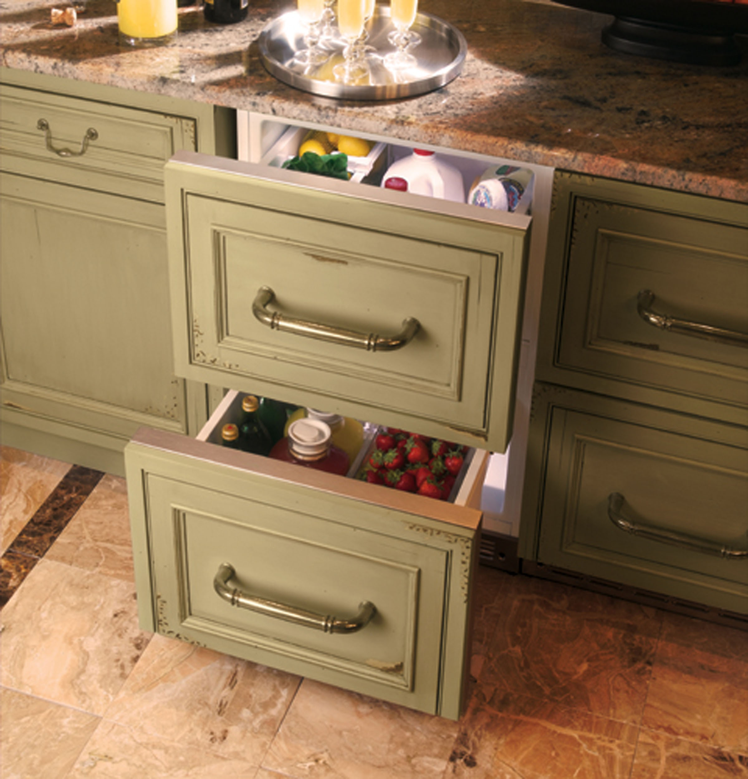 Monogram Zidi240hii Monogram Double Drawer Refrigerator Module