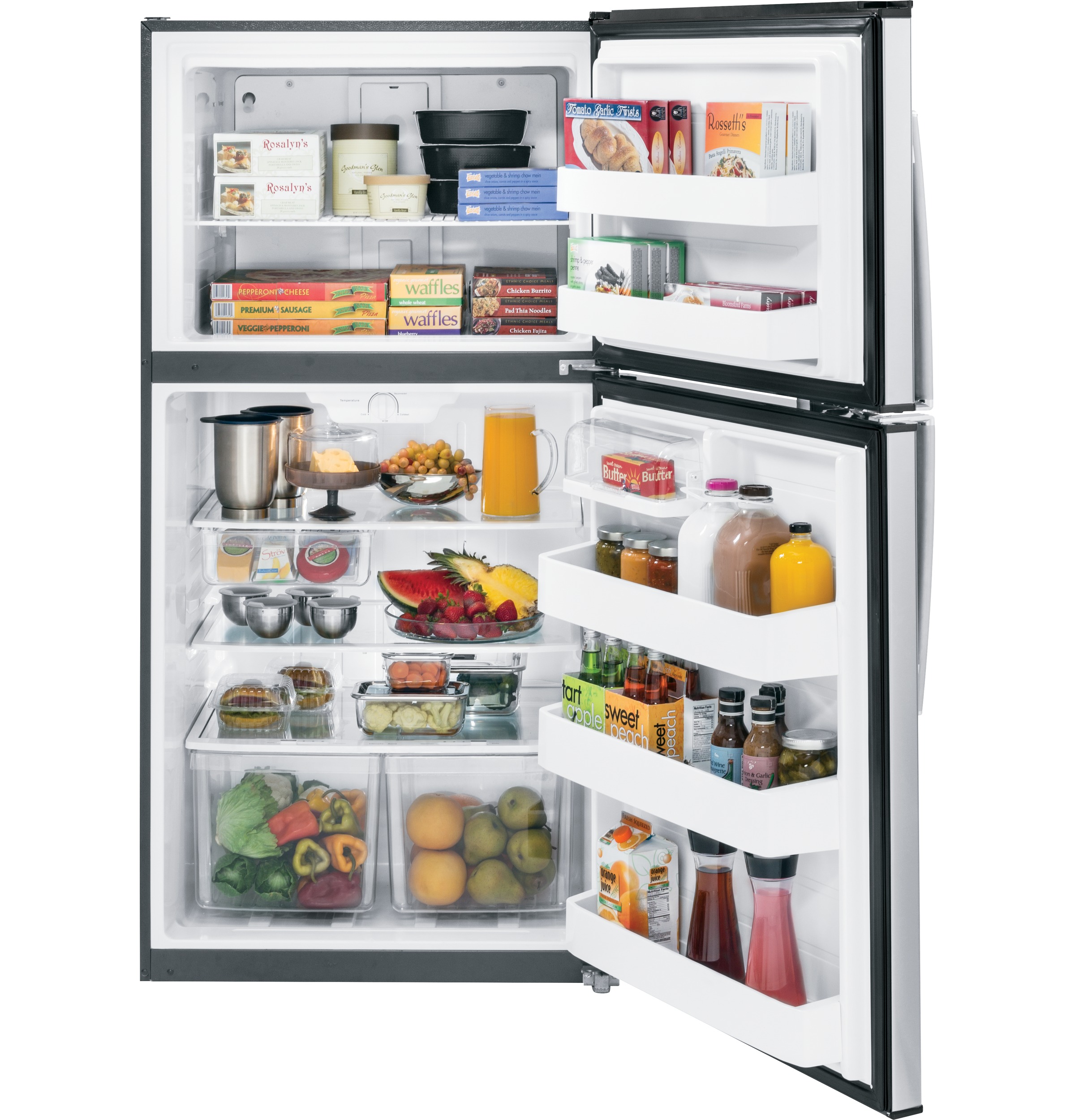 GE GE® ENERGY STAR® 21.1 Cu. Ft. Top-Freezer Refrigerator