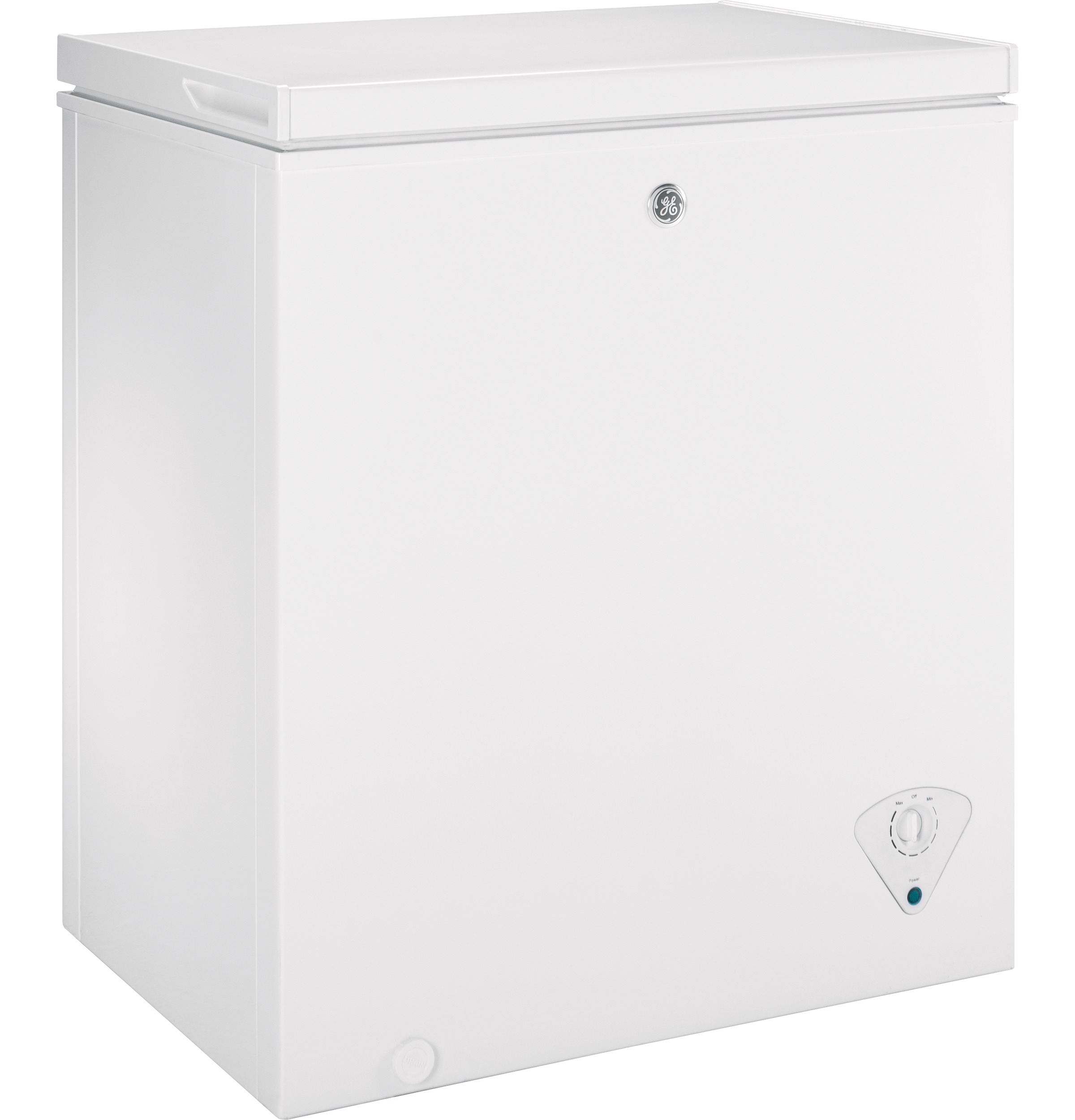 Ge Fcm5skww Ge 5 0 Cu Ft Manual Defrost Chest Freezer