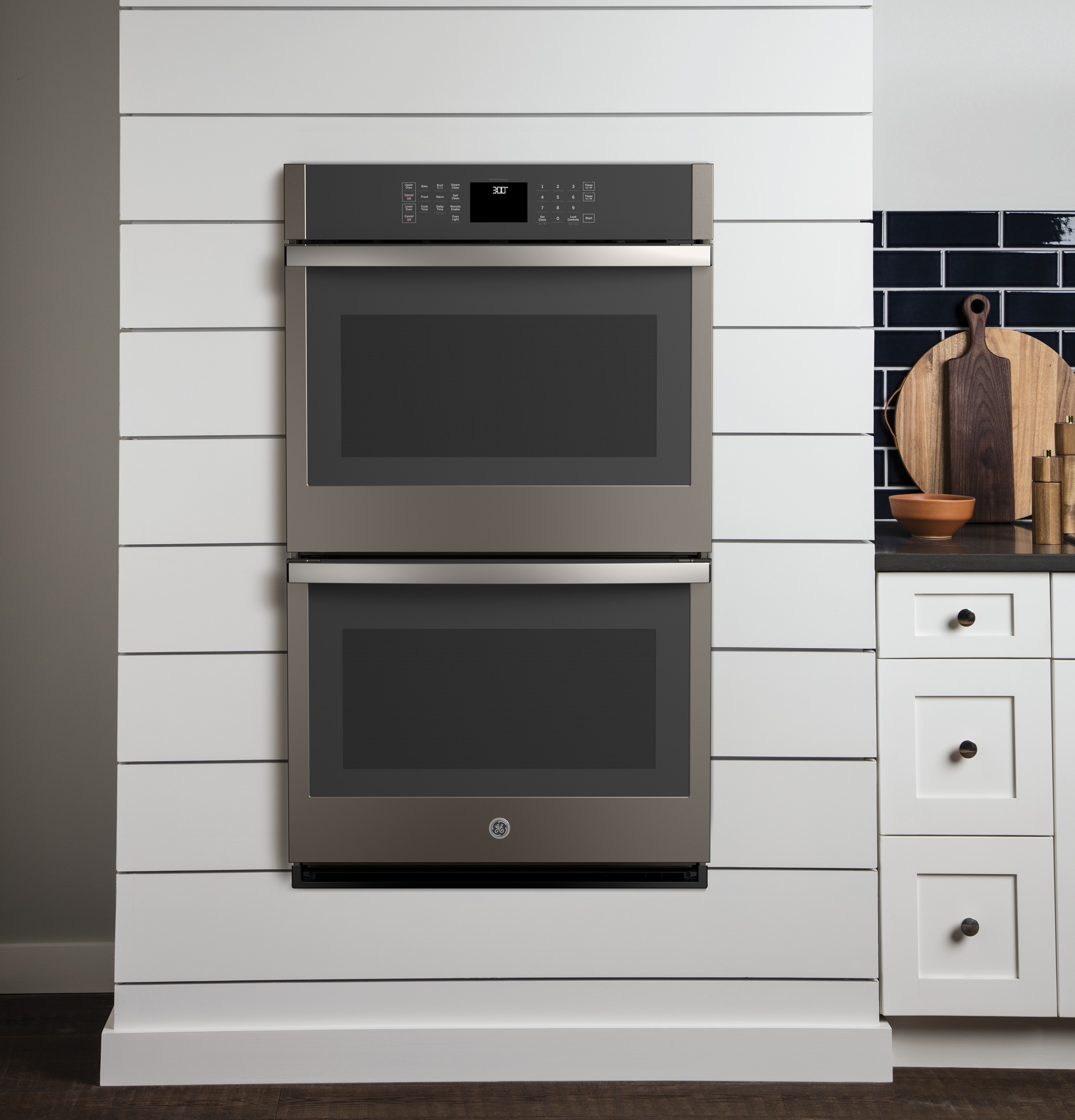 GE - JTD3000ENES - GE® 30" Smart Built-In Self-Clean Double Wall Oven